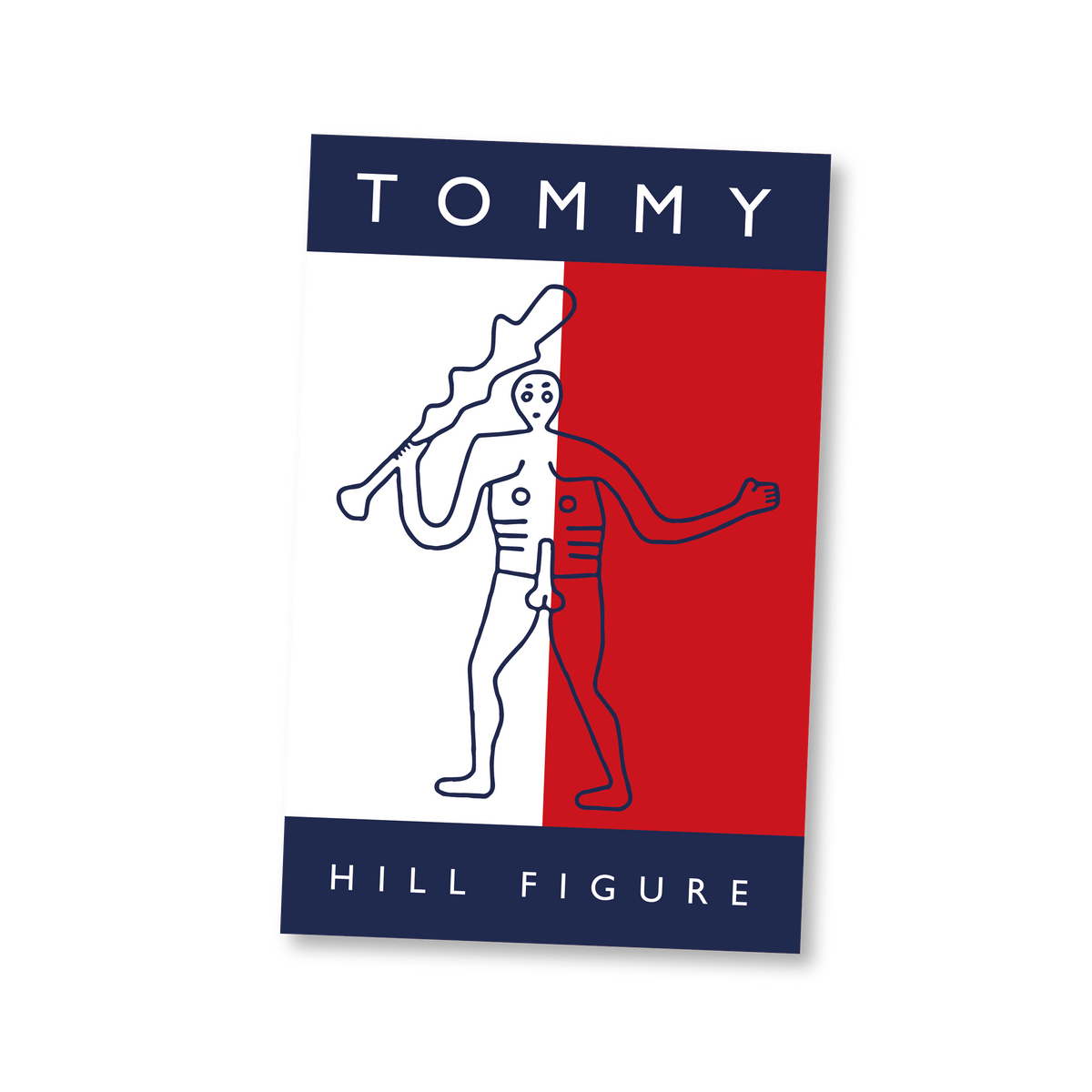 TOMMY HILL FIGURE STICKER