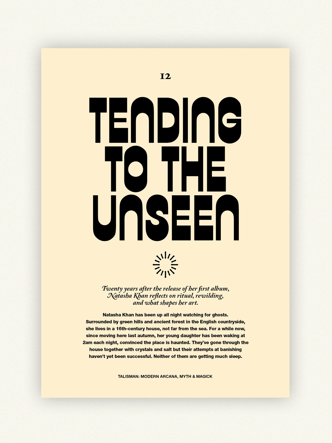 TALISMAN ZINE